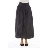 Alpha Studio Taffeta Skirt for Women in Brown