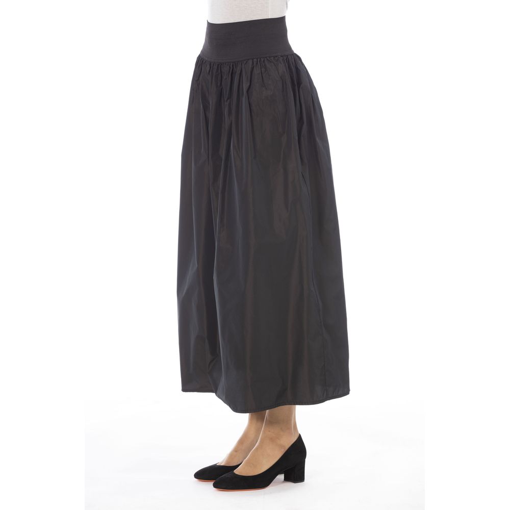 Alpha Studio Taffeta Skirt for Women in Brown