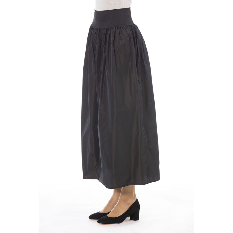 Alpha Studio Taffeta Skirt for Women in Brown