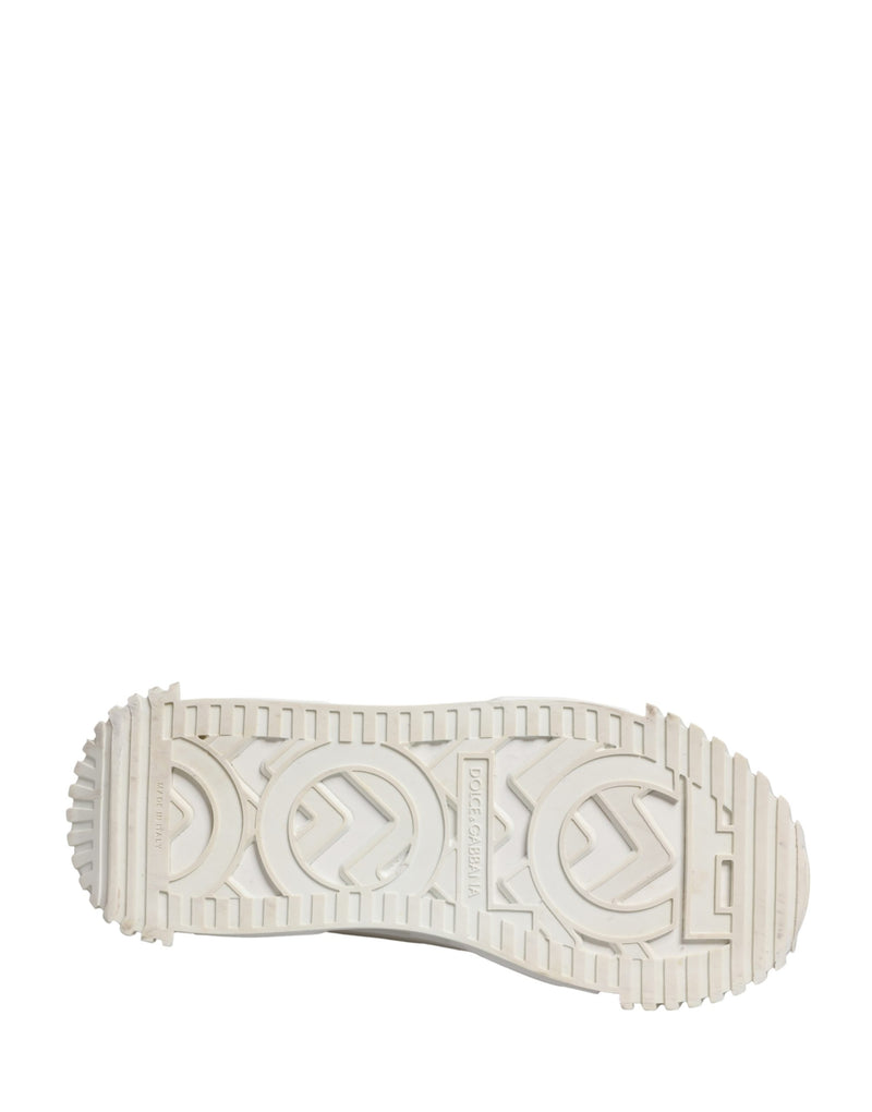 Dolce & Gabbana White NS1 Lace Up Low Top Sneakers
