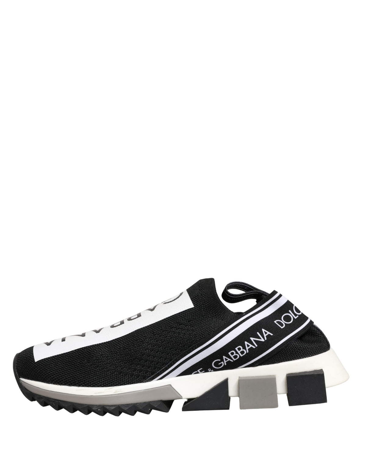 Dolce & Gabbana Sorrento Black Slip On Low Top Sneakers