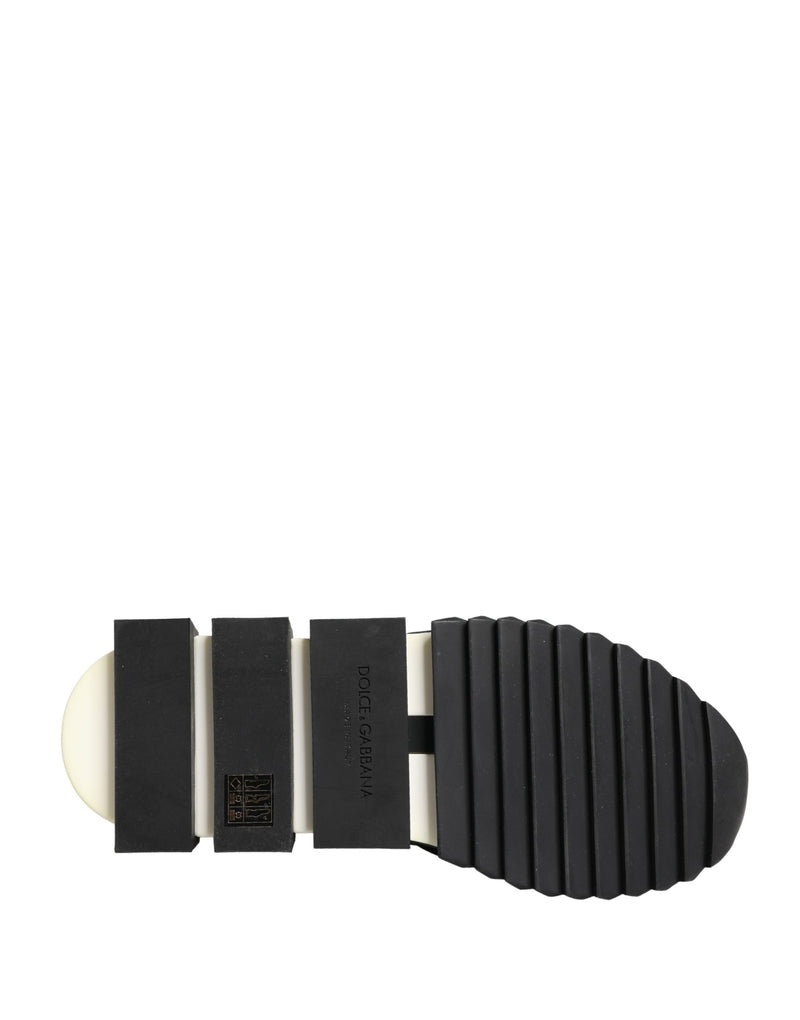 Dolce & Gabbana Black Mesh Sorrento Trekking Sneakers