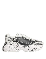 Dolce & Gabbana Daymaster Graffiti Low Top Sneakers - White