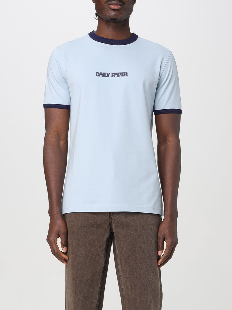 Daily Paper Blue Cotton T-Shirt - Stylish & Comfortable