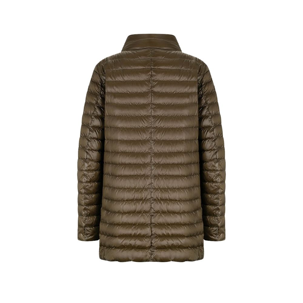 Herno Bicolor Polyamide Coat for Women