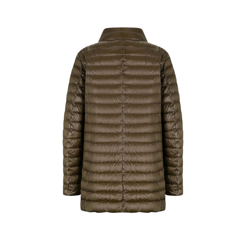 Herno Bicolor Polyamide Coat for Women