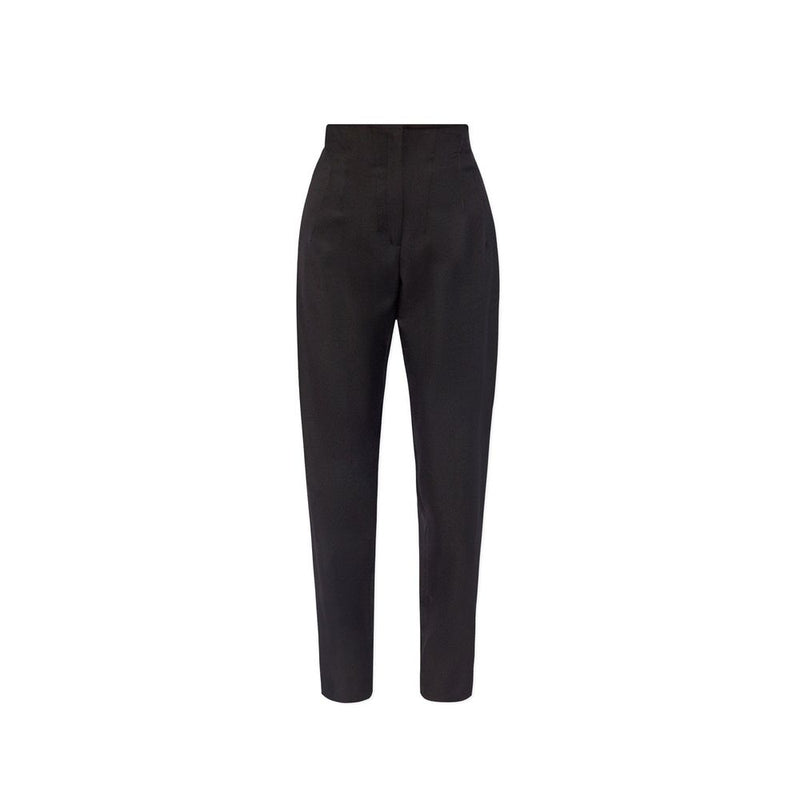 Alaïa Black Elastane Dress Pants for Women