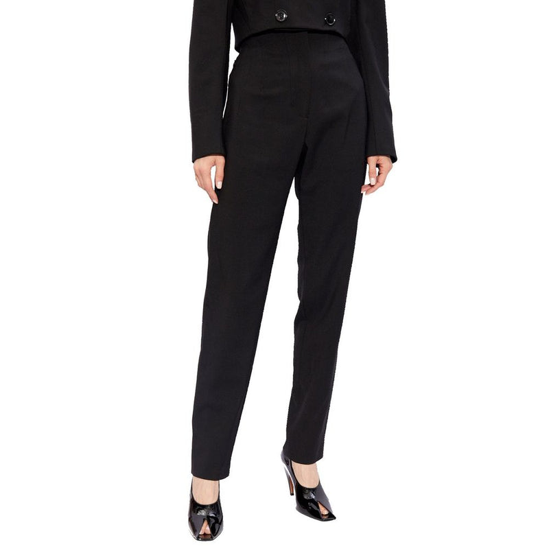 Alaïa Black Elastane Dress Pants for Women