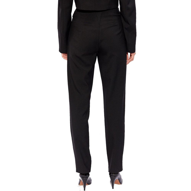 Alaïa Black Elastane Dress Pants for Women