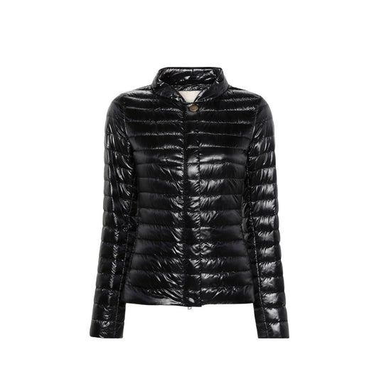 Herno Black Polyamide Full-Length Jacket for Women