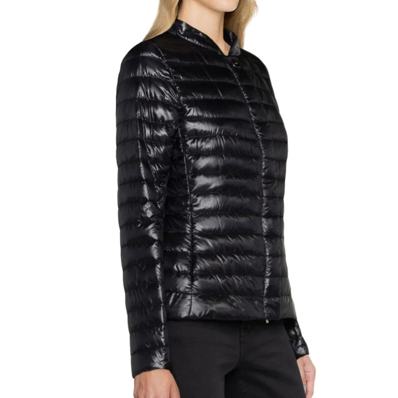 Herno Black Polyamide Full-Length Jacket for Women