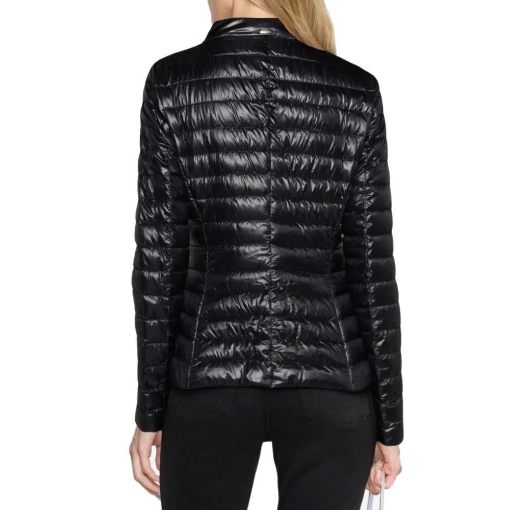 Herno Black Polyamide Full-Length Jacket for Women