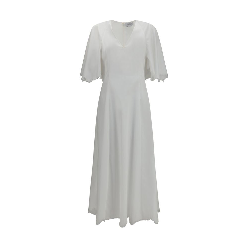 Gabriela Hearst Ansel White Cotton Midi Dress