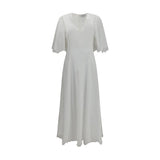 Gabriela Hearst Ansel White Cotton Midi Dress