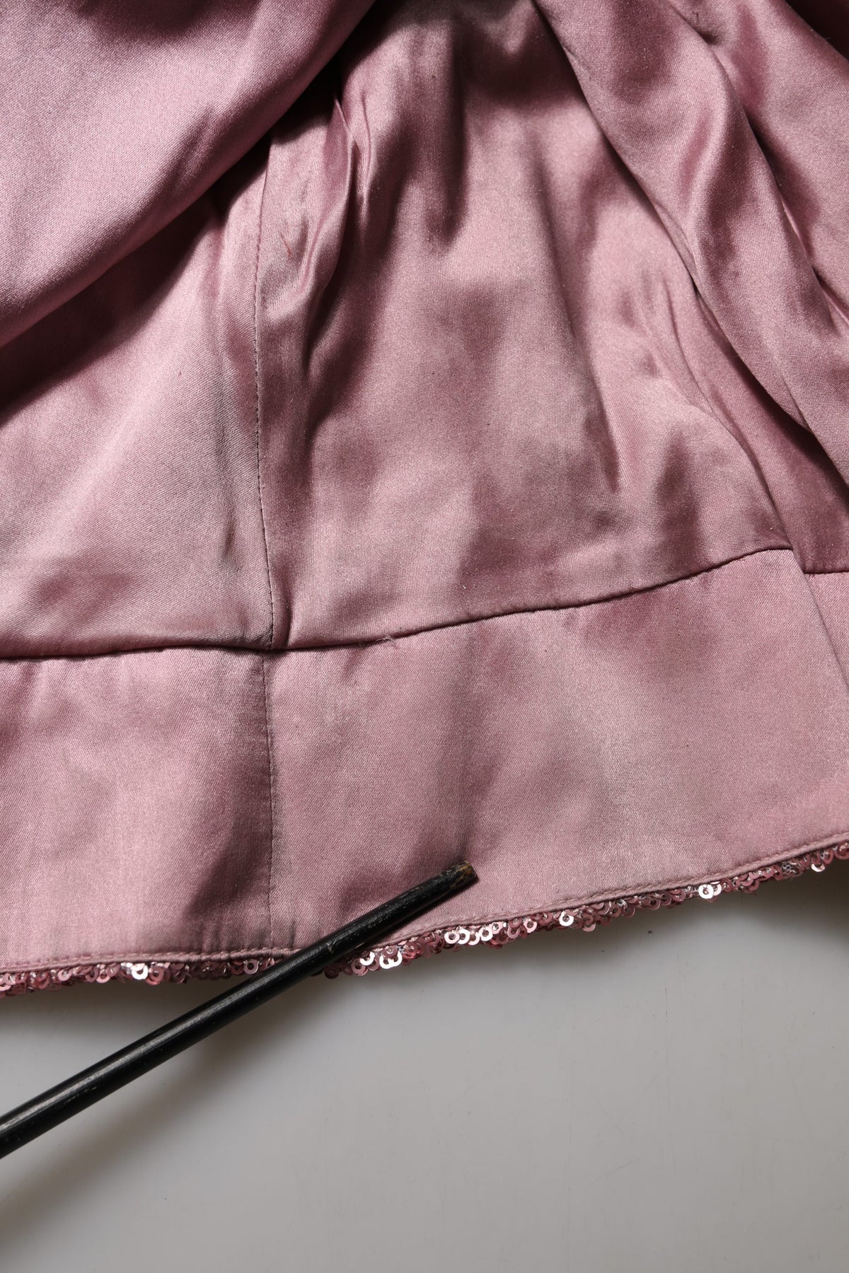 Dolce & Gabbana Pink Embellished Sequined Evening Gown Dress