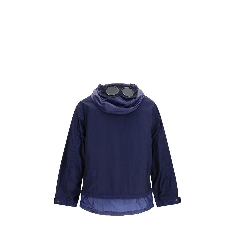 C.P. Company Bi-TM Mixed Goggle Jacket - Blue