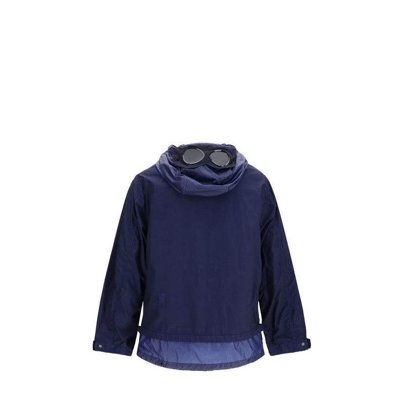 C.P. Company Bi-TM Mixed Goggle Jacket - Blue