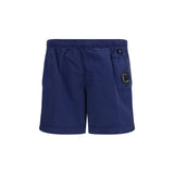 C.P. Company Blue Nylon Short And Mini Shorts