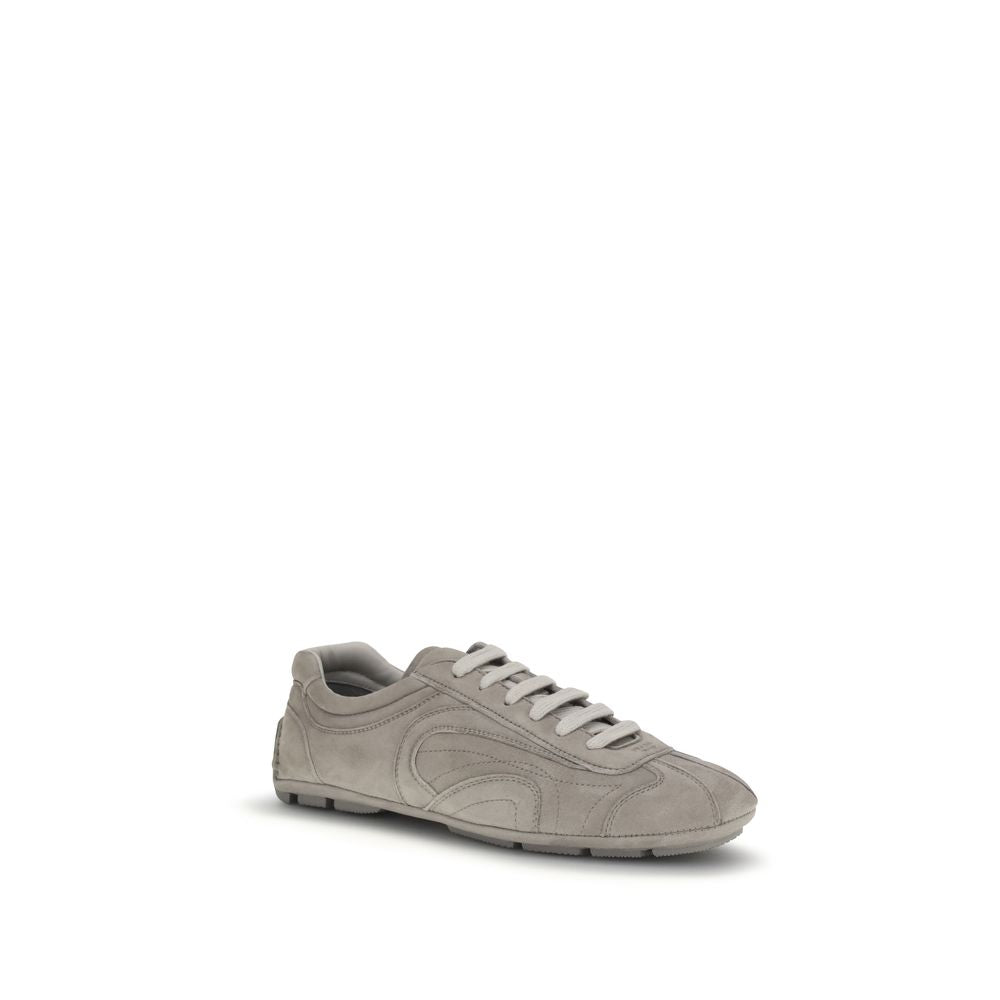 Prada Beige Lamb Ovis Aries Athletic Sneakers