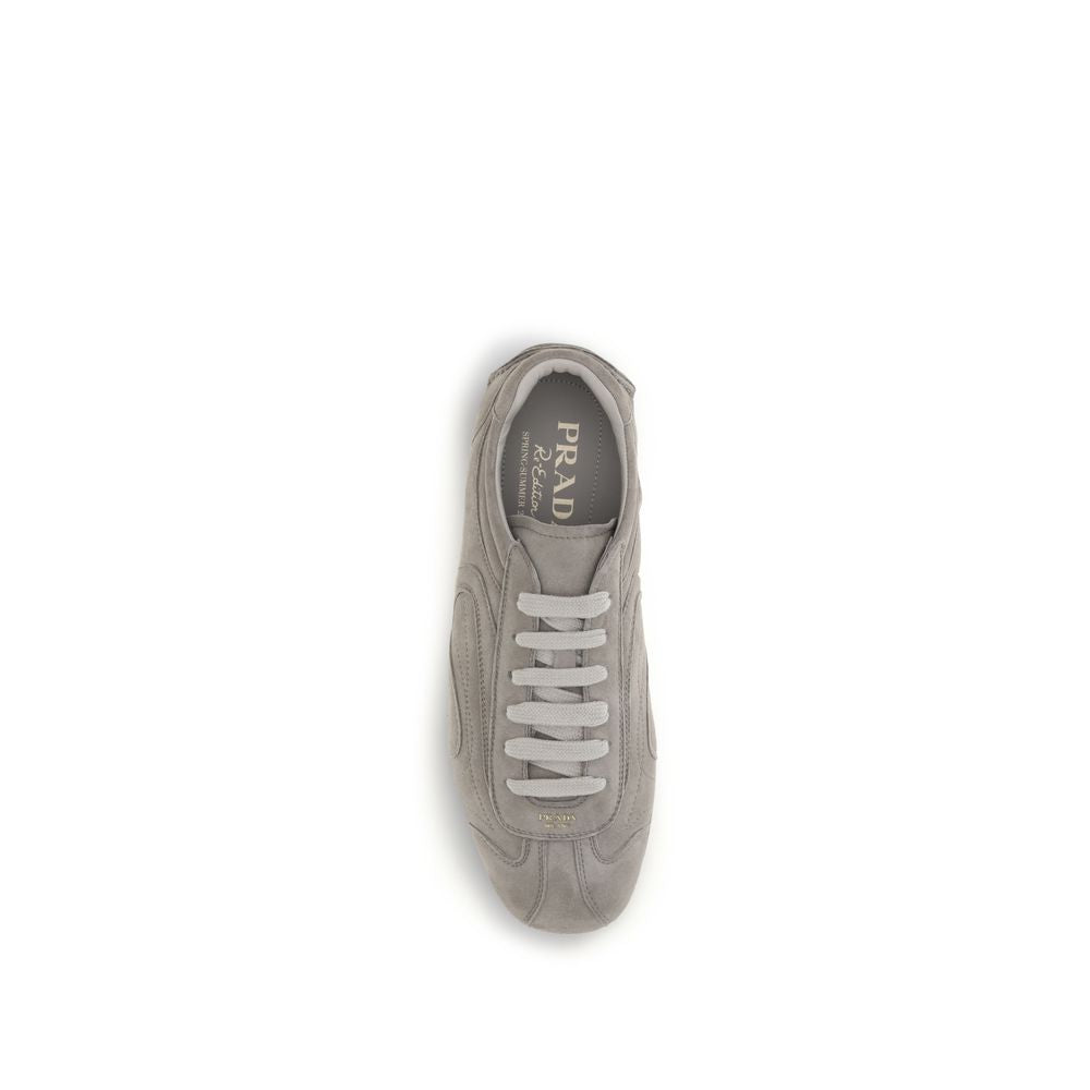 Prada Beige Lamb Ovis Aries Athletic Sneakers