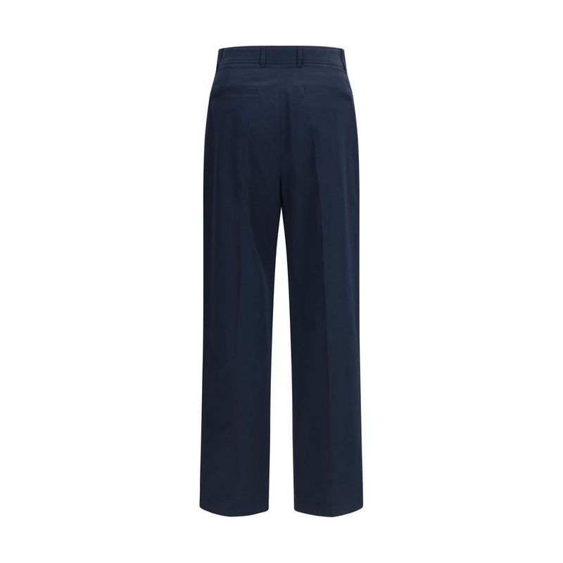 Valentino Blue Cotton Casual Pants for Men - Stylish & Comfortable
