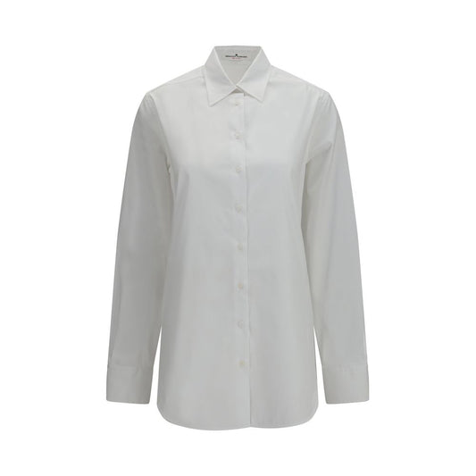 Ermanno Scervino White Cotton Dress Shirt for Women