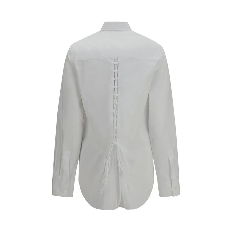 Ermanno Scervino White Cotton Dress Shirt for Women