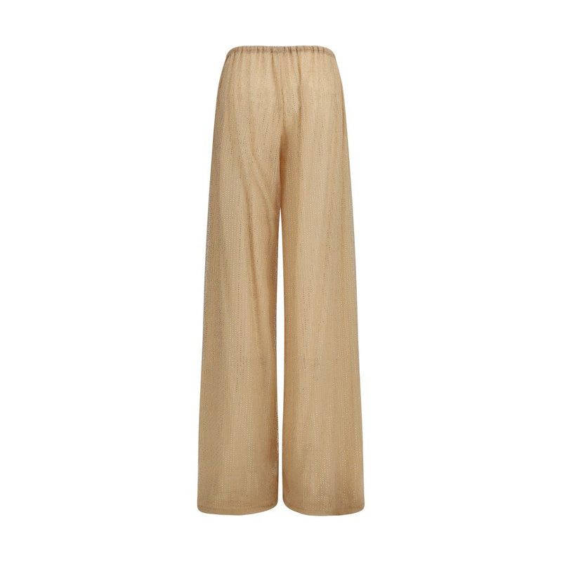 Ermanno Scervino Multicolor Tulle Pants with Strass Detail