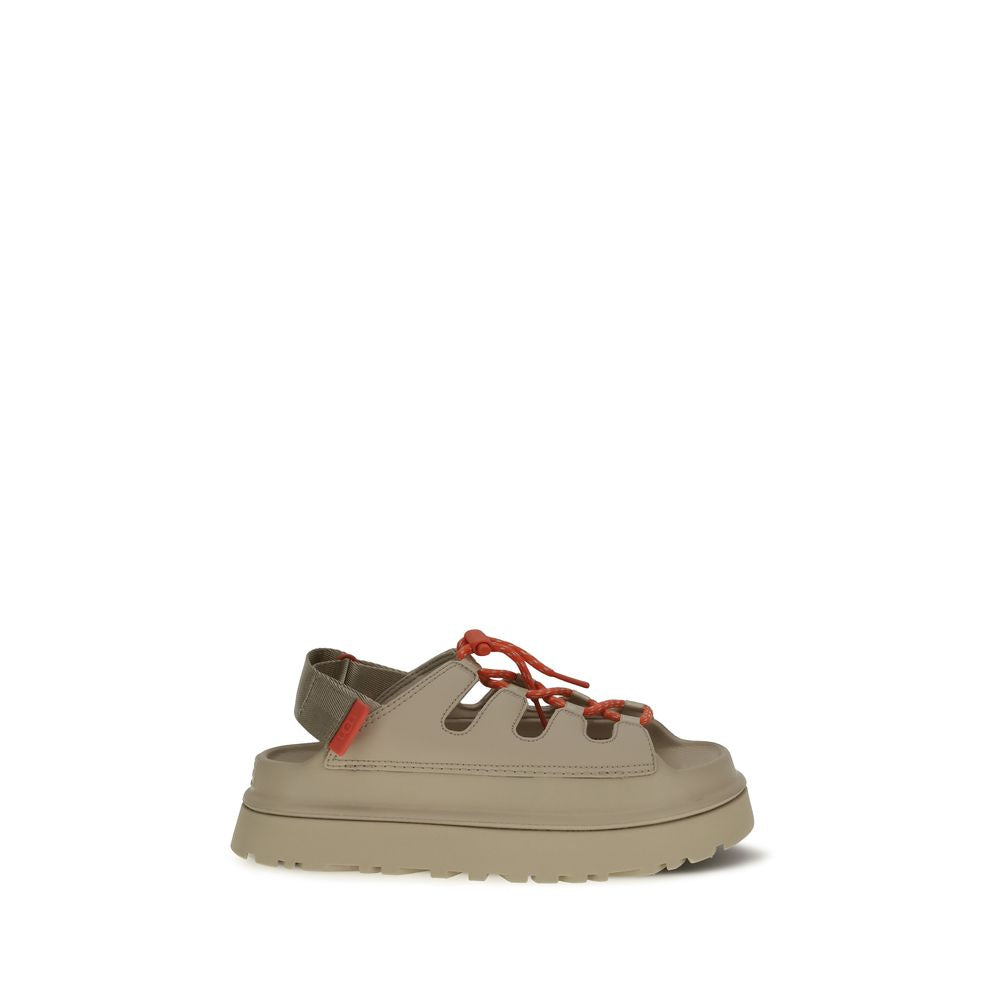 UGG Beige Polyurethane Platform Sandals - Golden Glow Toggle