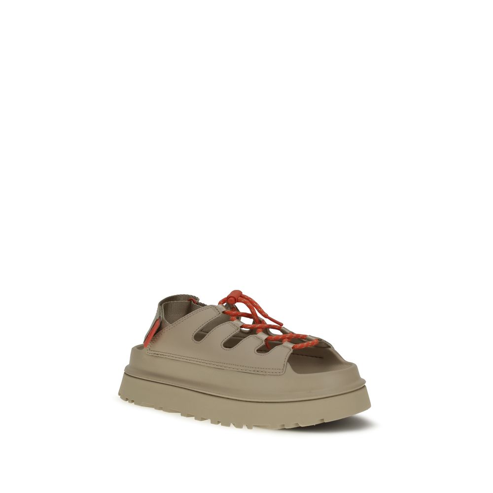 UGG Beige Polyurethane Platform Sandals - Golden Glow Toggle