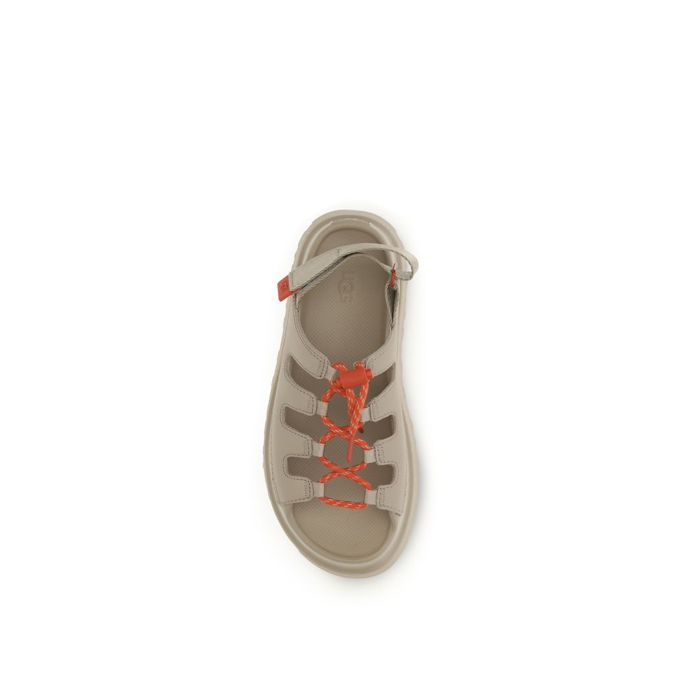 UGG Beige Polyurethane Platform Sandals - Golden Glow Toggle