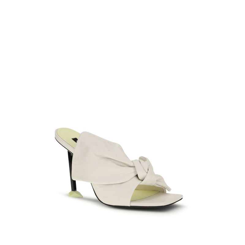 Givenchy White Lamb Ovis Aries Mules for Women