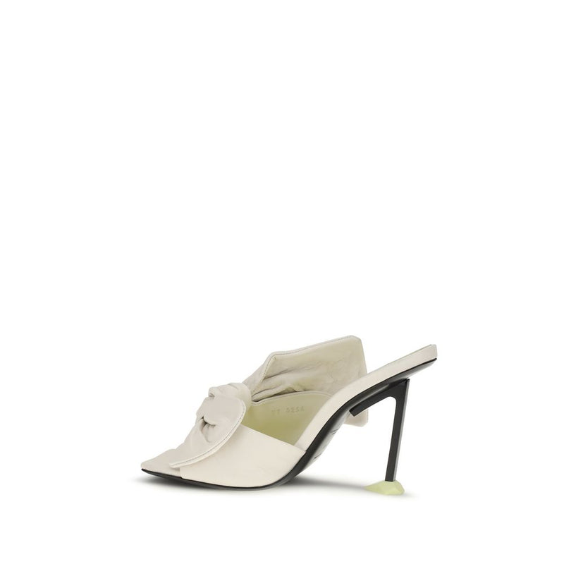 Givenchy White Lamb Ovis Aries Mules for Women