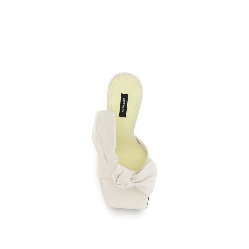 Givenchy White Lamb Ovis Aries Mules for Women