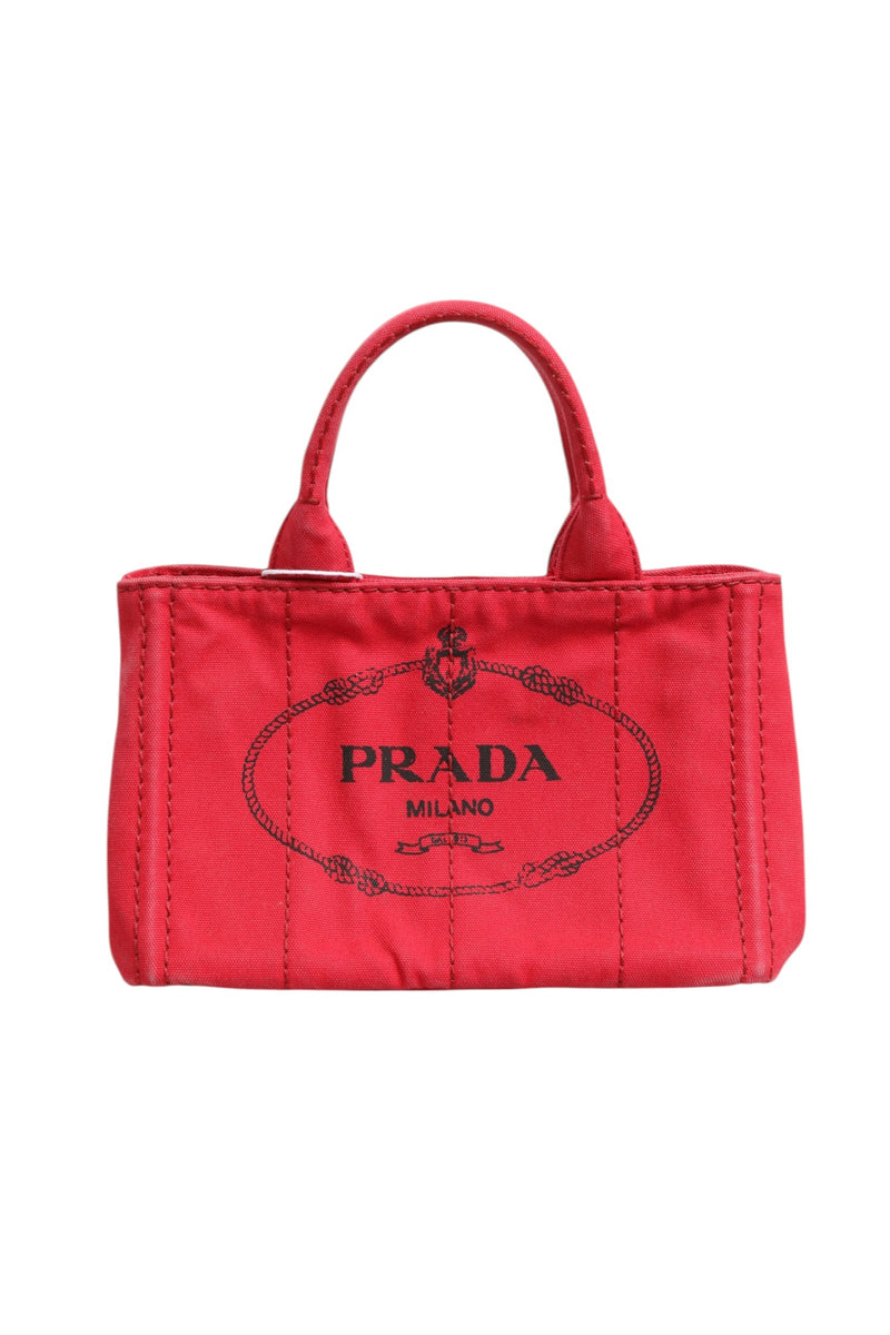 Prada Canapa Mini Canvas Tote - Élégance et Praticité