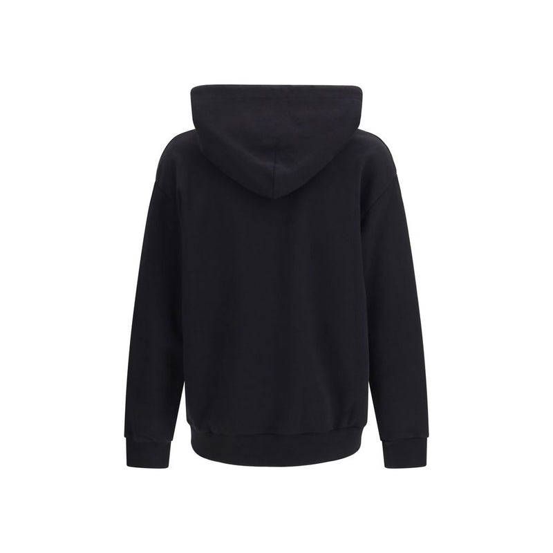 MM6 Black Cotton Sweatshirt - Modern Minimalist Design