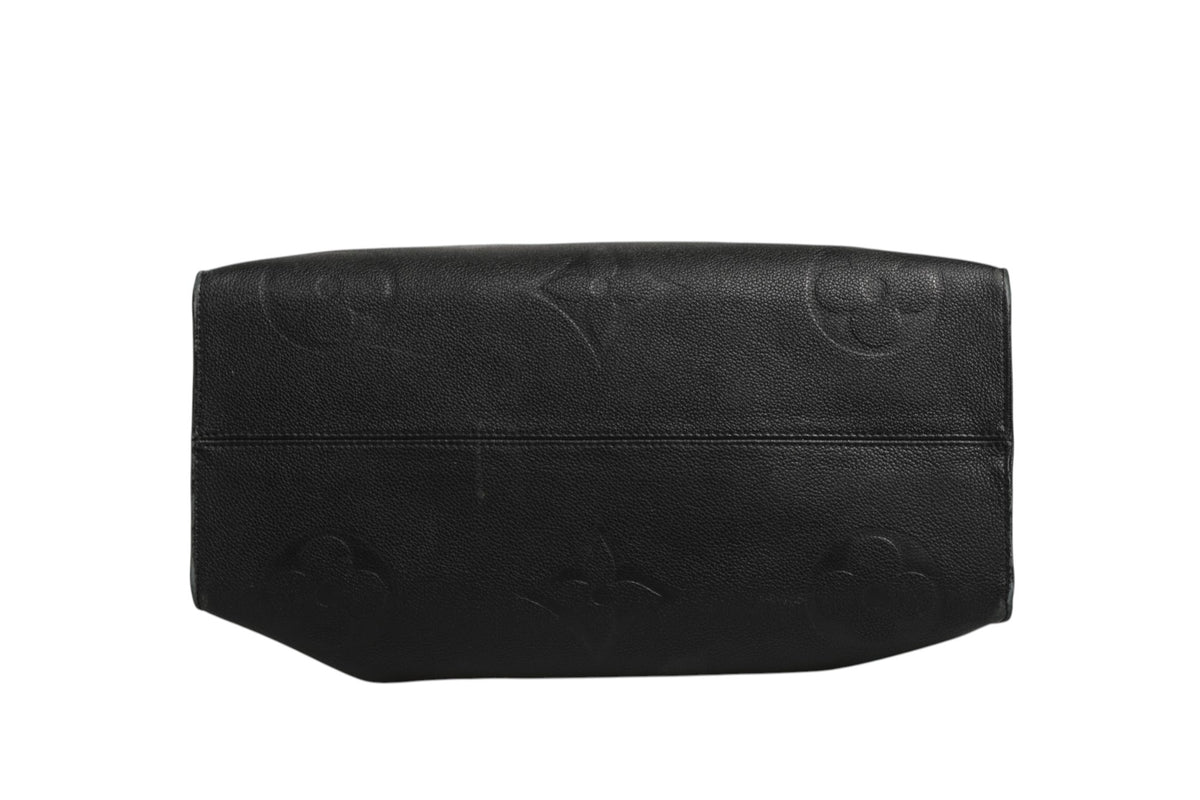 Louis Vuitton OnTheGo GM Monogram Empreinte Leather - Black