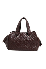 Chanel Timeless Bowler Bag - Burgundy