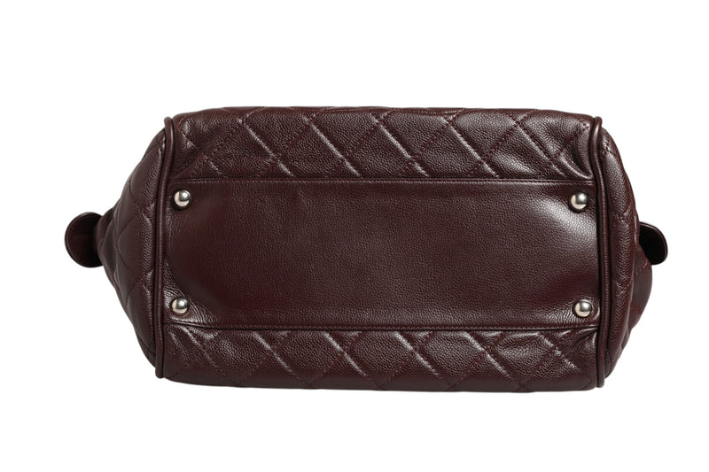 Chanel Timeless Bowler Bag - Burgundy
