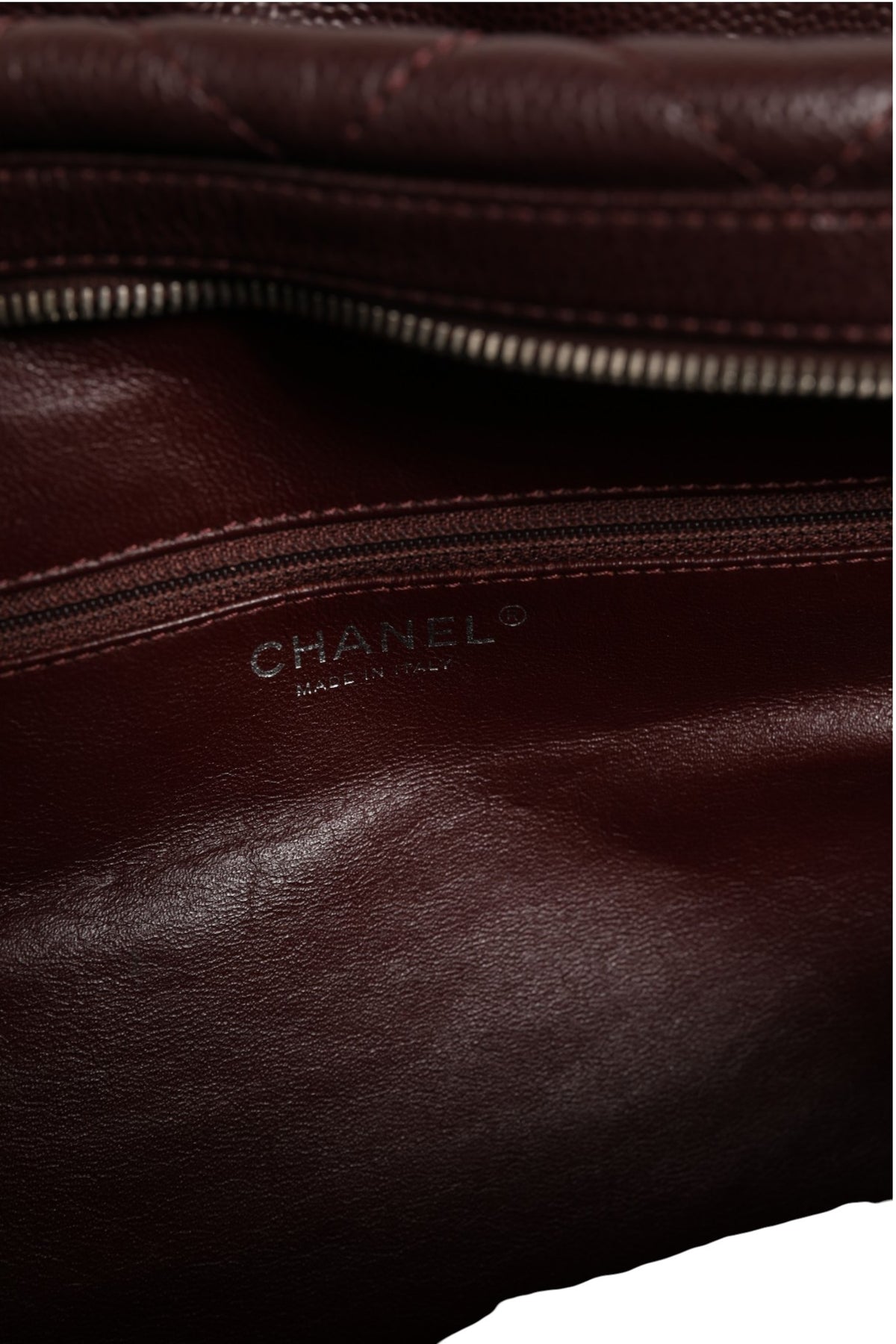 Chanel Timeless Bowler Bag - Burgundy