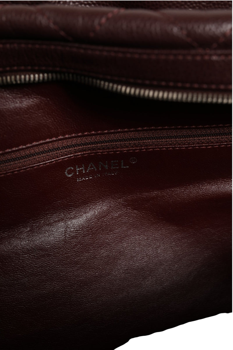 Chanel Timeless Bowler Bag - Burgundy