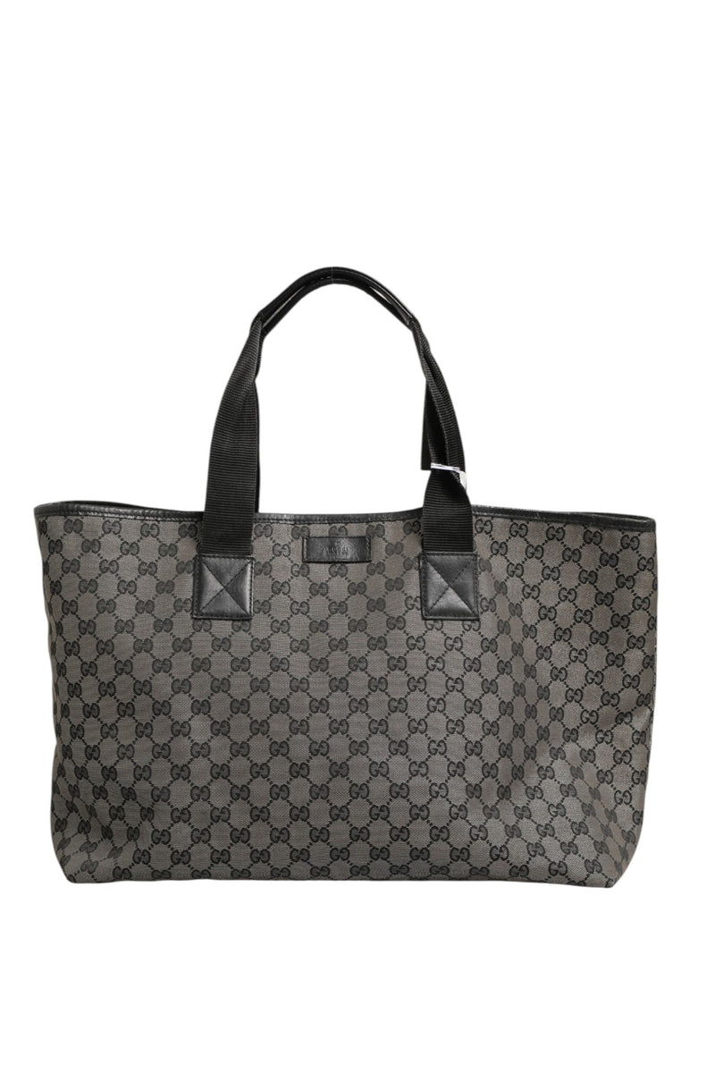 Gucci GG Canvas Tote Bag - Navy Blue