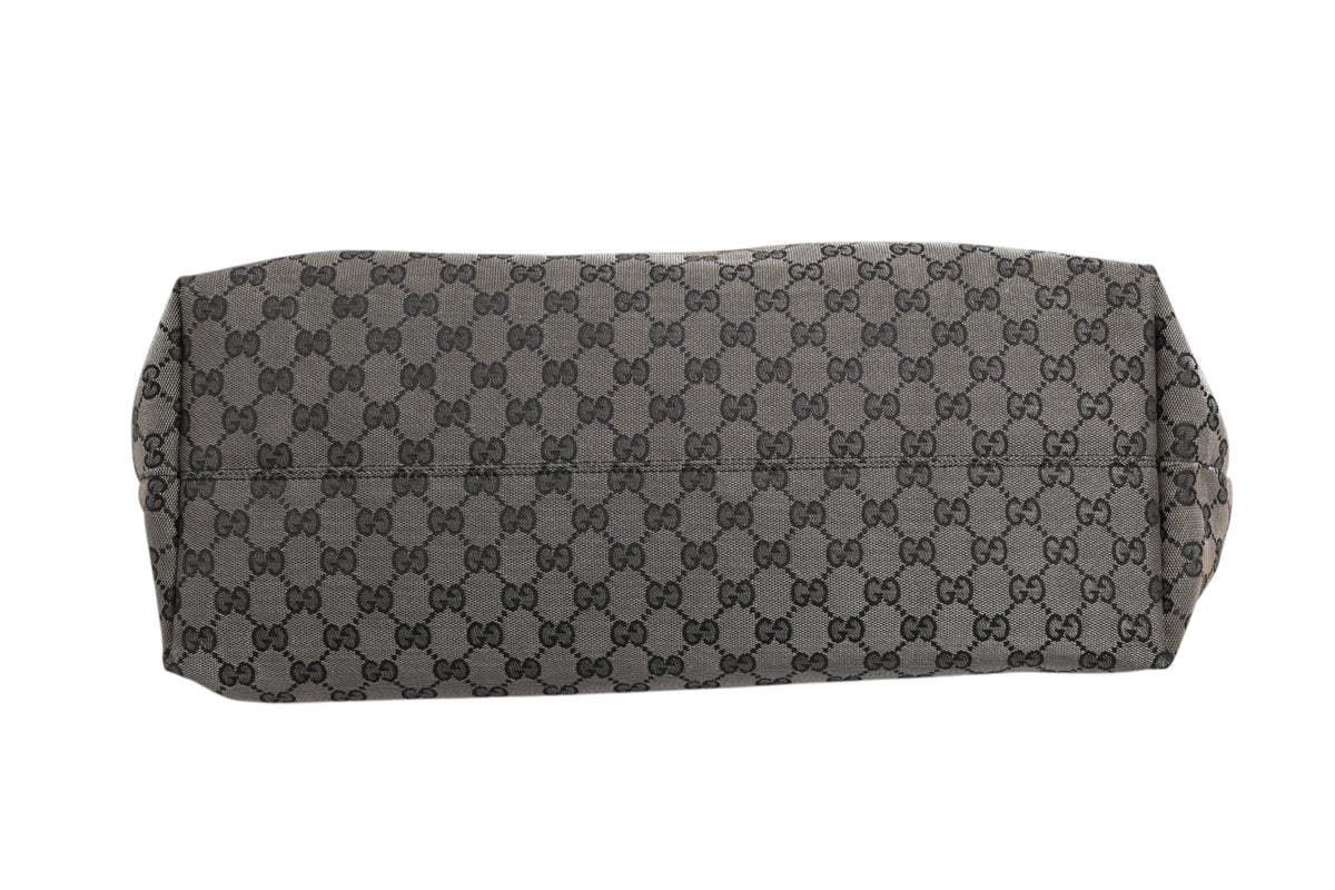 Gucci GG Canvas Tote Bag - Navy Blue