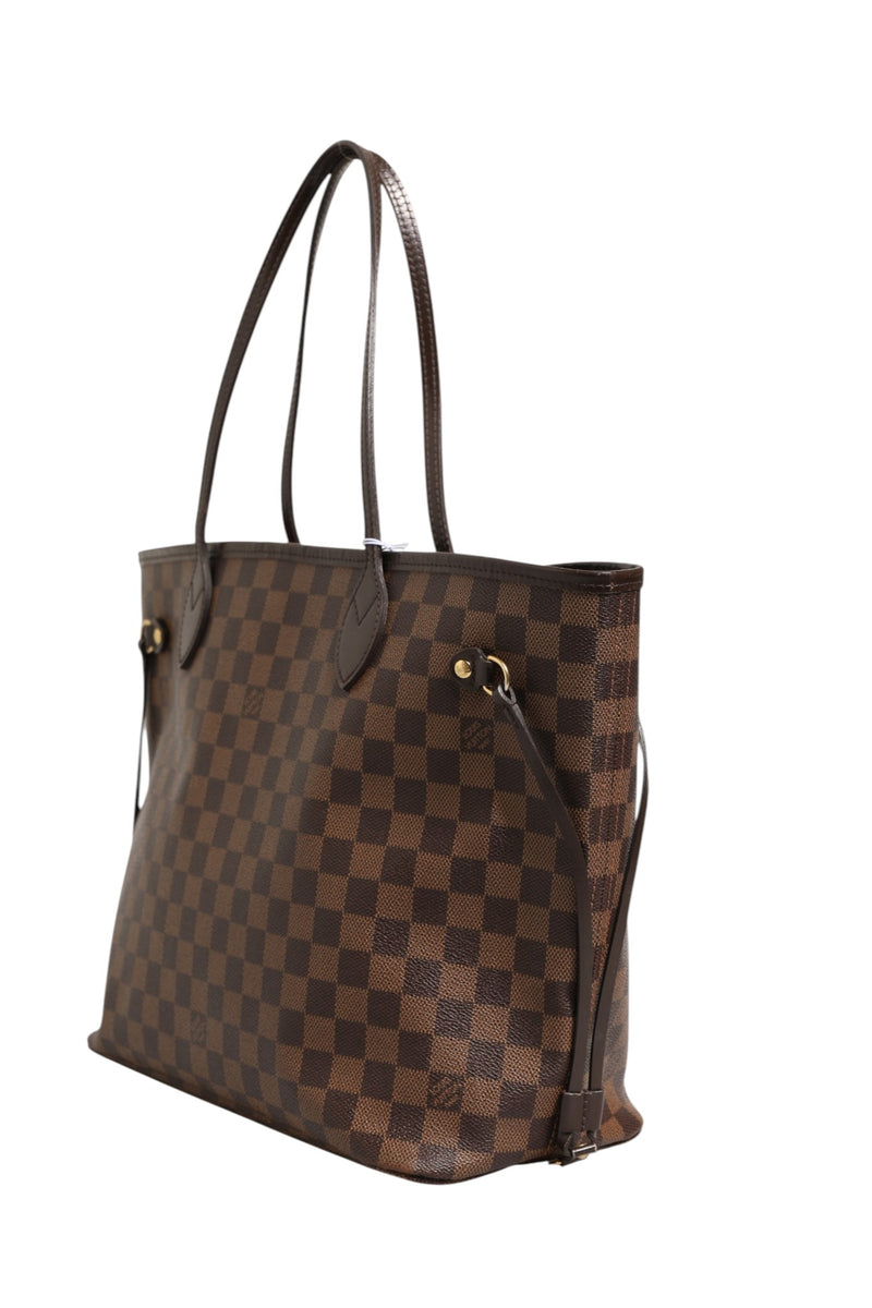 Louis Vuitton Neverfull MM Damier Ebene Tote - Élégance et Praticité