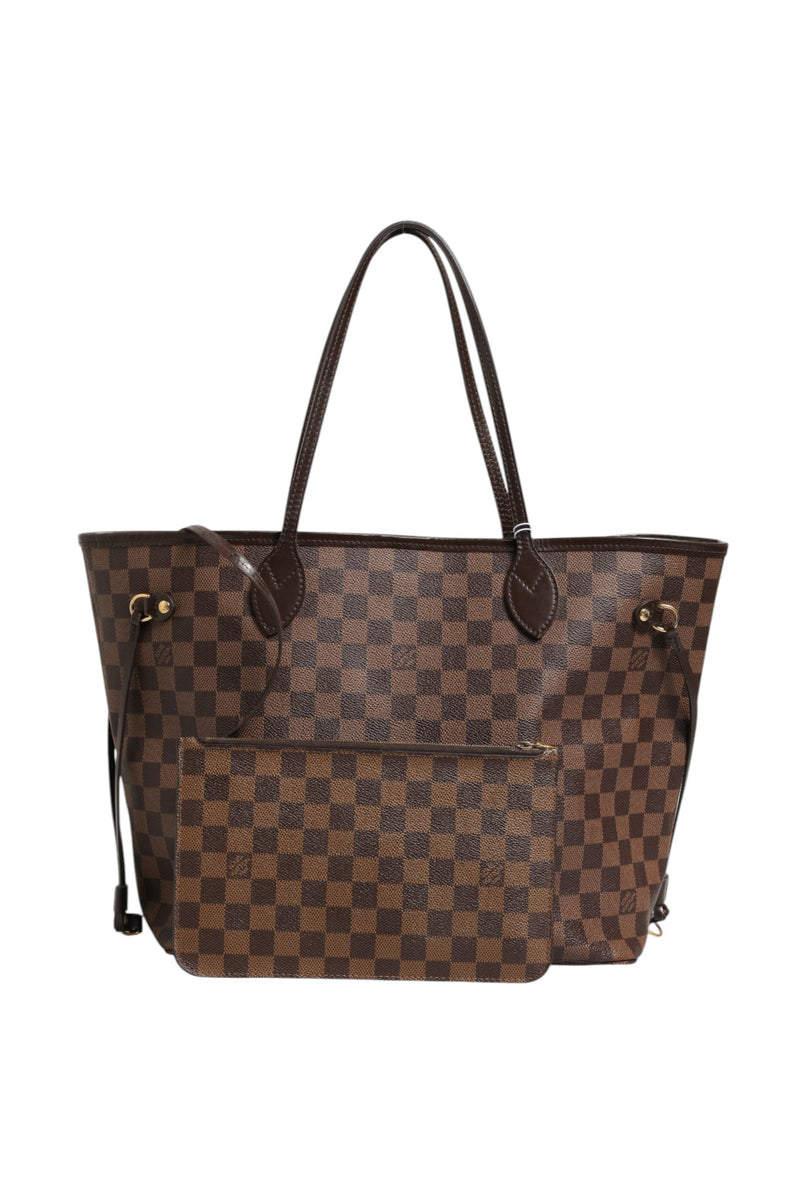 Louis Vuitton Neverfull MM Damier Ebene Tote - Élégance et Praticité