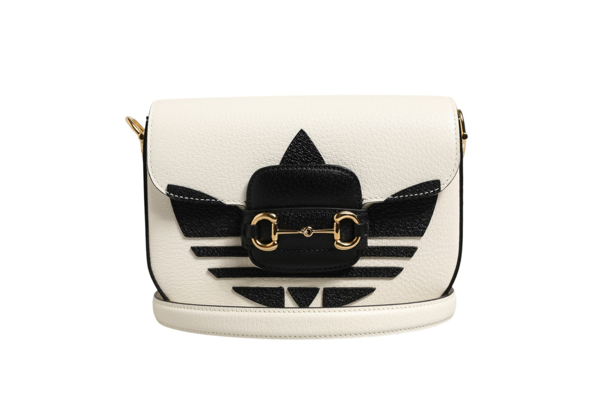Gucci x Adidas Horsebit 1955 Mini Shoulder Bag - White