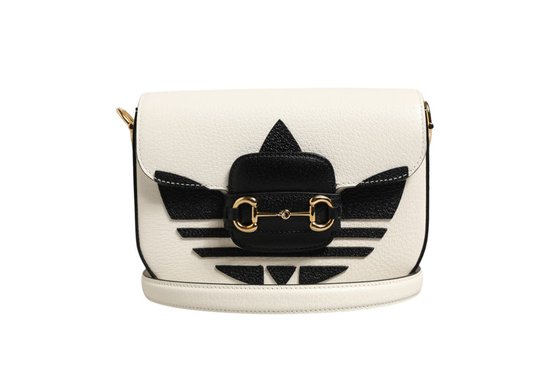 Gucci x Adidas Horsebit 1955 Mini Shoulder Bag - White