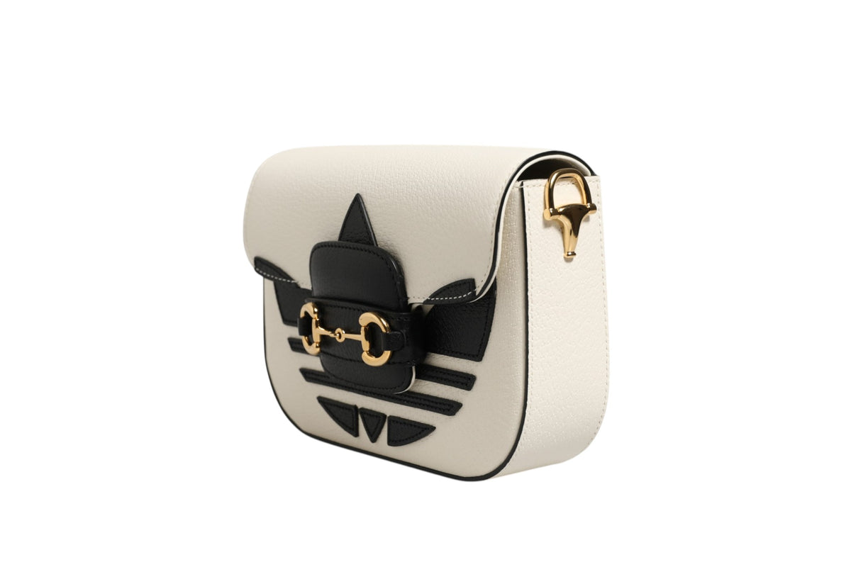 Gucci x Adidas Horsebit 1955 Mini Shoulder Bag - White