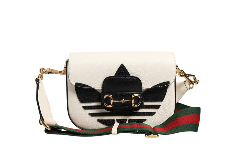 Gucci x Adidas 1955 Horsebit Shoulder Bag - Élégance et Style