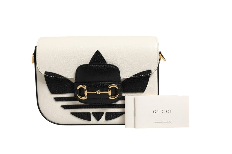 Gucci x Adidas 1955 Horsebit Shoulder Bag - Élégance et Style